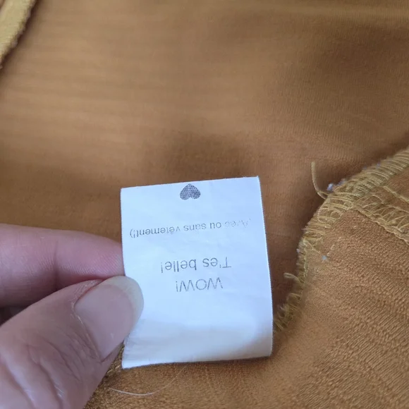 Longline Open Ribbed Cardigan Jacket - Camel - Picture 4 of 9